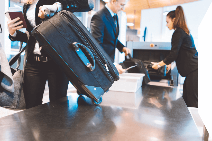 Merchandise in baggage customs clearance service